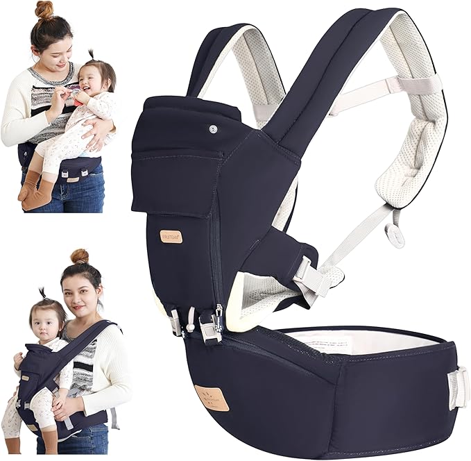 FRUITEAM 6in1 Baby Carrier, Baby Hip Carrier, One Size Fits All