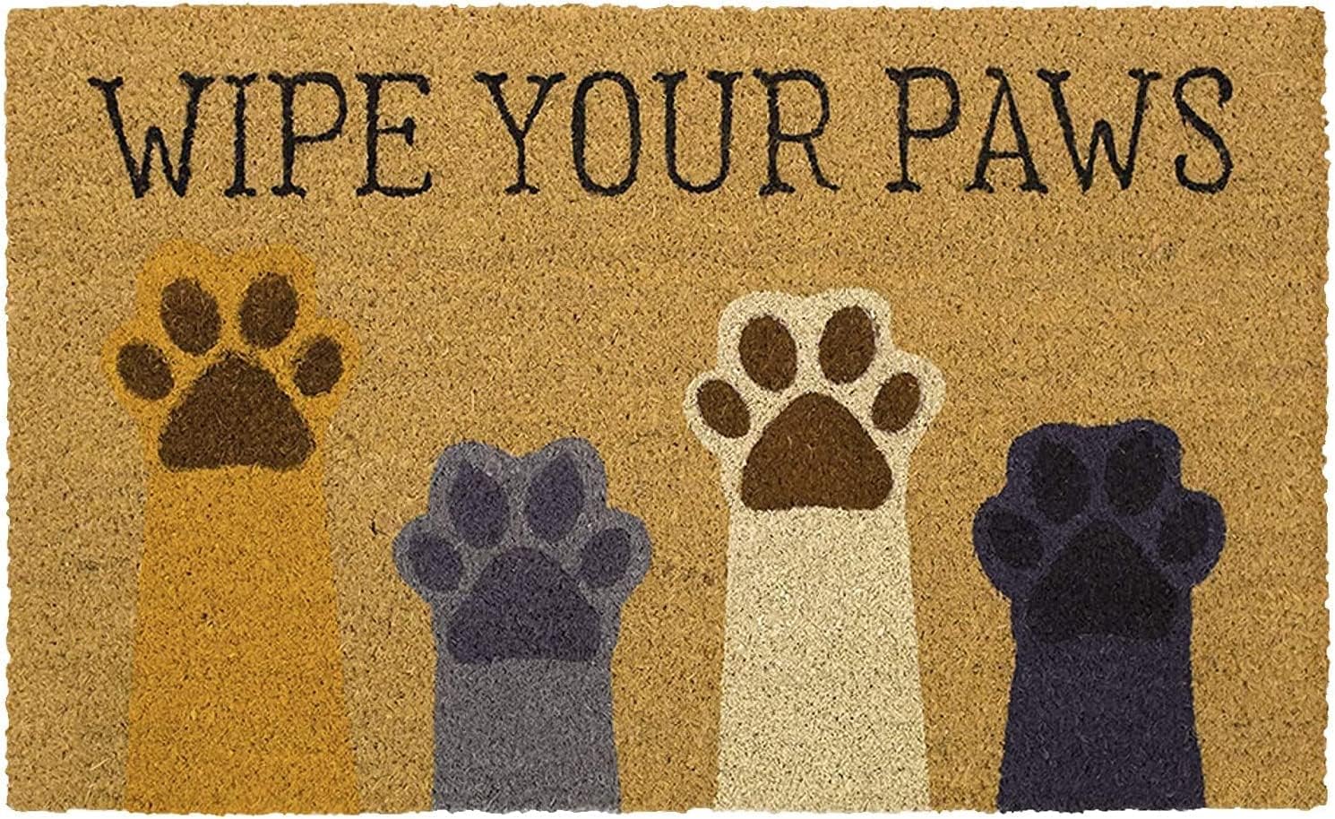 Amazon.com: POMOTER Wipe Your Paws Door Mat for Front Door Home ...