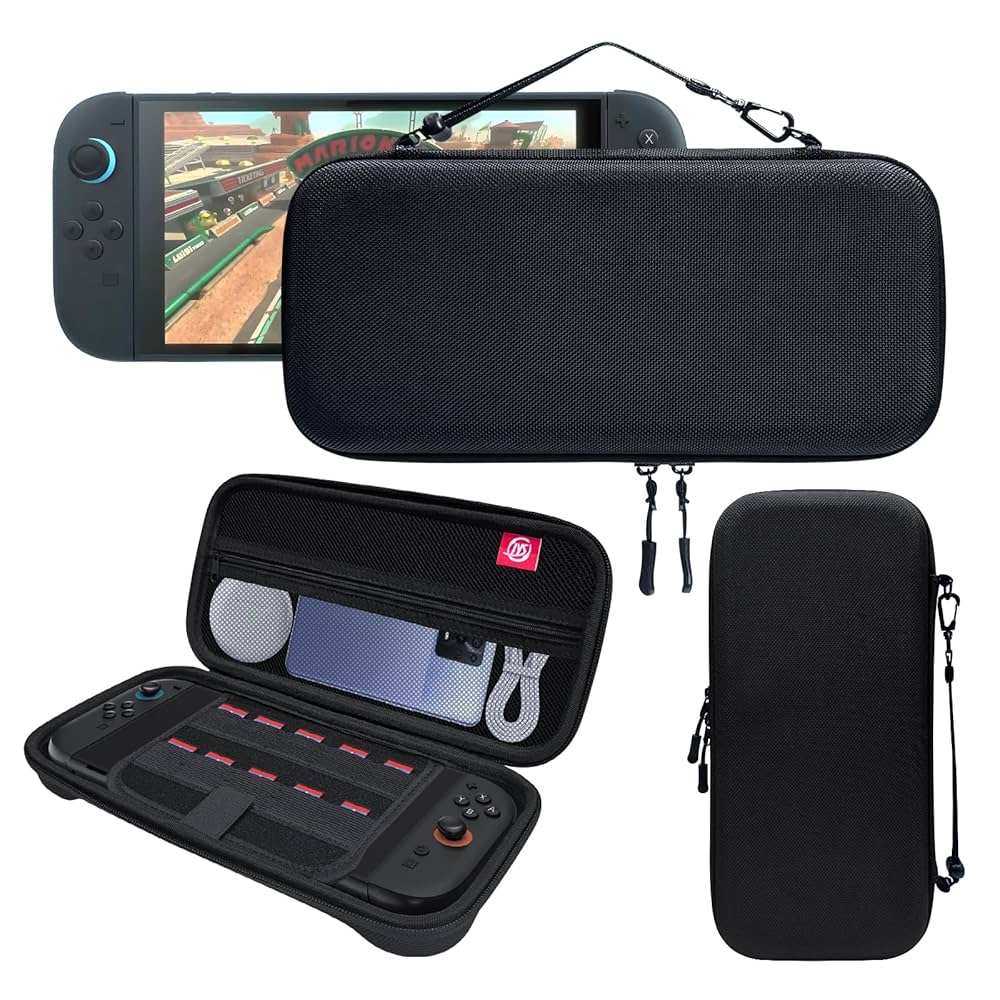 Nintendo Switch HARD EDGE PowerA Enhanced Wired Controller and Slim Case for Nintendo