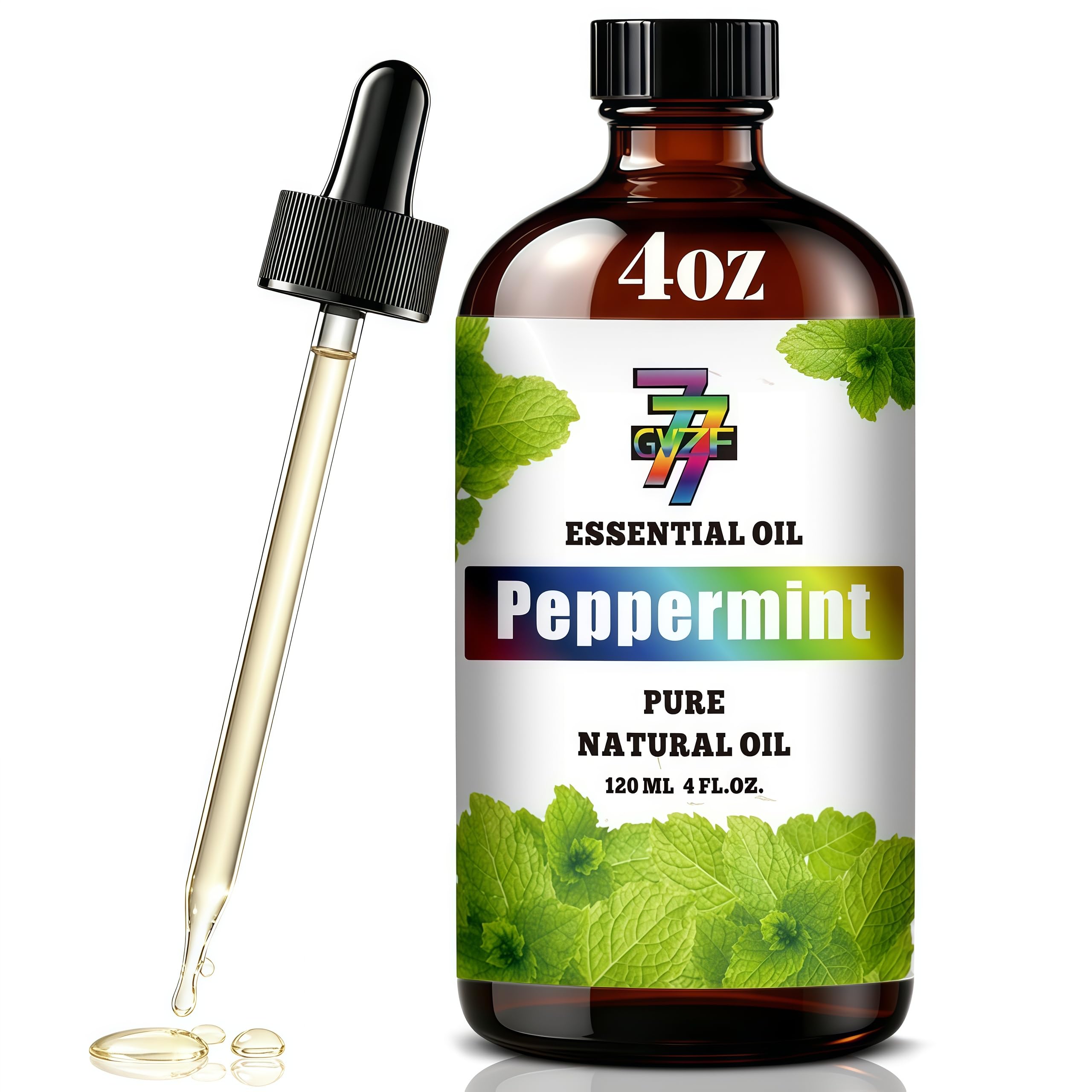 Peppermint Essential Oil for Diffuser Massage,Peppermint Oil 4 oz
