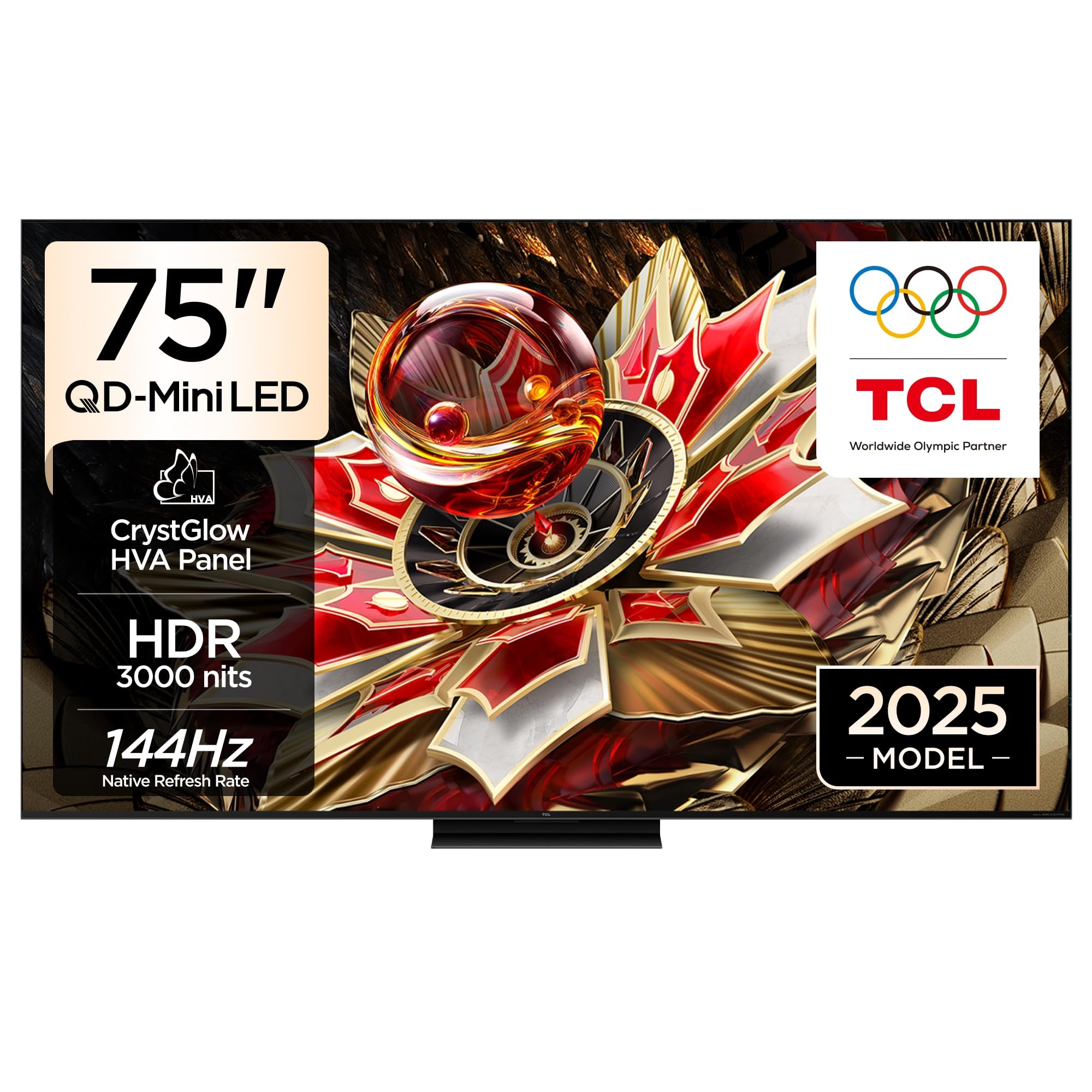 TCL 75Q7C Television 75 Inch Smart TV 4K QD-Mini LED Colorful