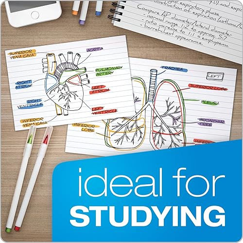 Miniatura 5 de Oxford Tarjetas de índice con rayas, 4 x 6 pulgadas, blancas, 100 por paquete (40159-SP)