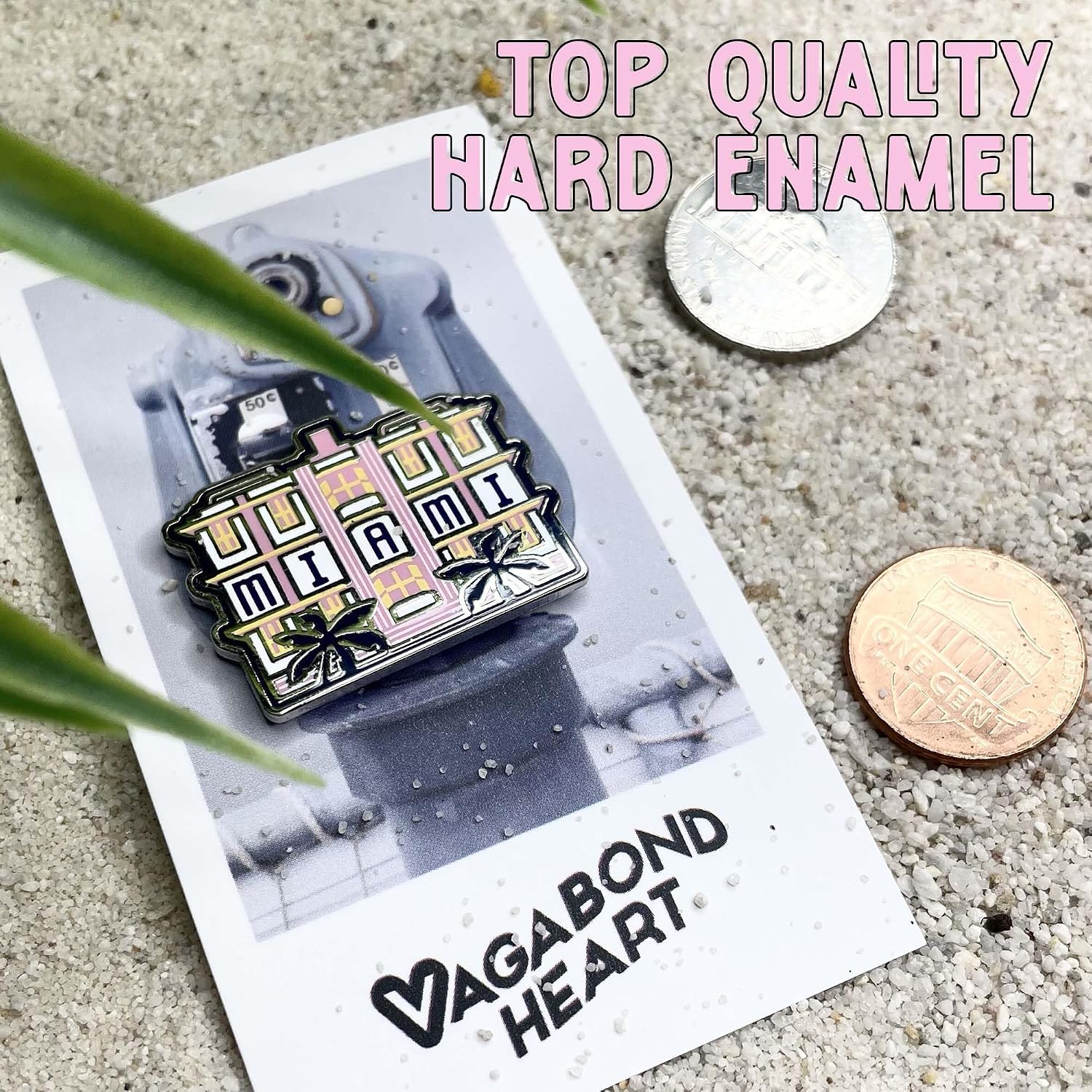 Vagabond Heart Bangkok Pin - Thailand Travel Souvenir Collectible - Metal Brooch for Backpack Jacket Hat – Bangkok Enamel Pin - Hard Enamel Lapel Badge - Gift for Travelers - 1.125 inch image 4