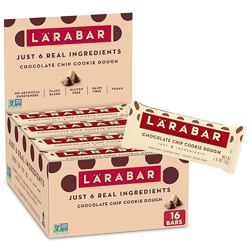Miniatura 4 de Larabar - Masa de galletas con chispas de chocolate barras de frutas y nueces sin gluten 18 unidades