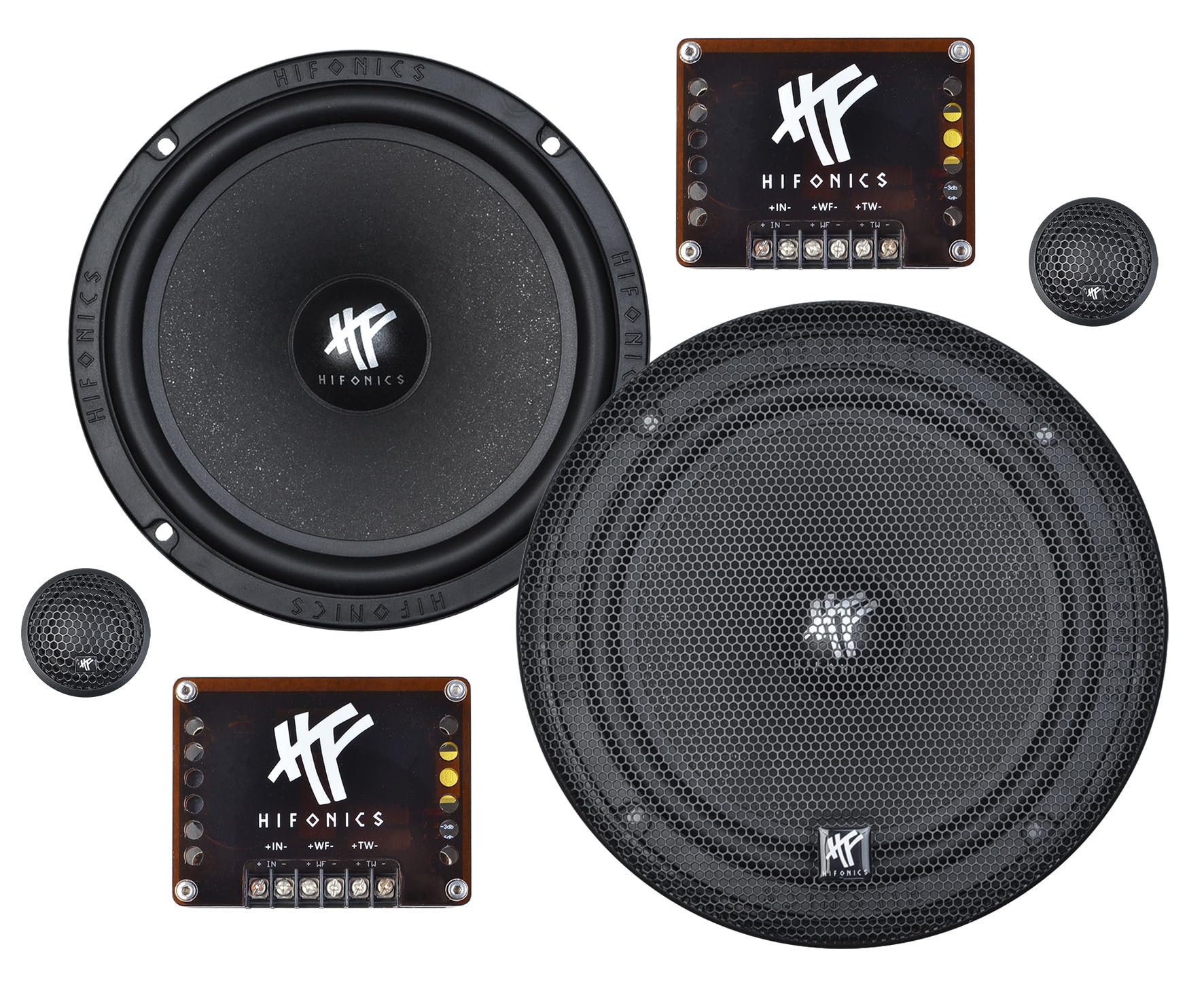 Hifonics TRX8.2C - 20 cm (8“) 2-Wege Komponenten-System aus der Titan Car-Audio Serie