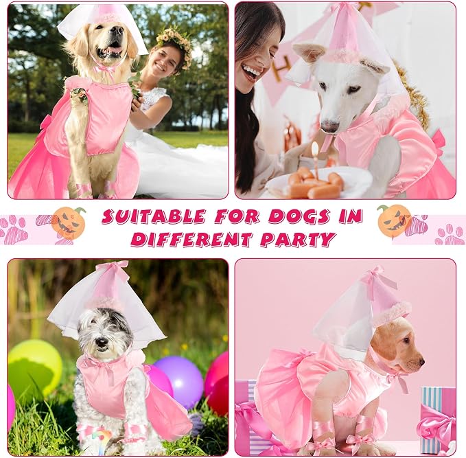 Disfraz para perro de princesa Halloween - XL miniatura 5