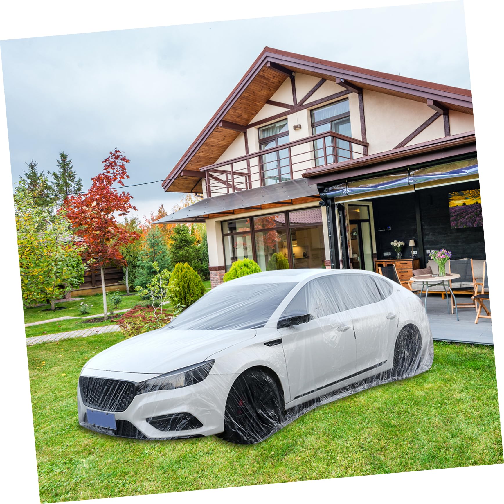 BUGUUYO Automotive Weatherproof Cover Car Covers for Weather Quick Install Car Antifreeze Shield — view 5