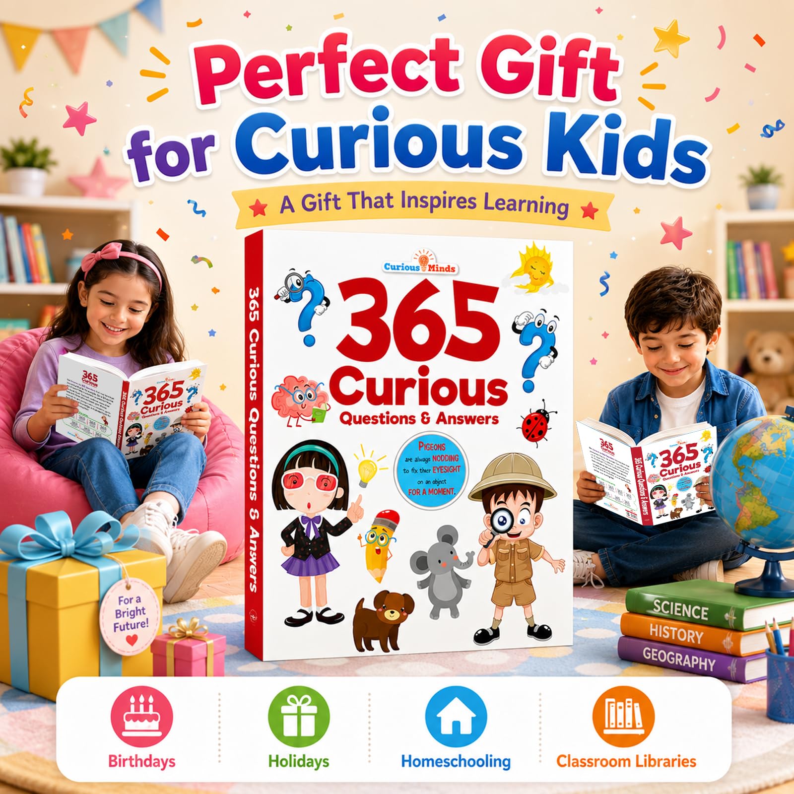 365 Facts Amazing Curious Encyclopedia for Kids 6+ | Fun & Educational Facts for Young Minds | Perfect Gift for Curious Kids & Animal Lovers 2