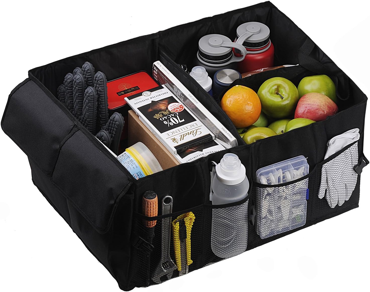 ERPower Multipurpose Car SUV Organizer Collapsible Folding Car Trunk Organizer