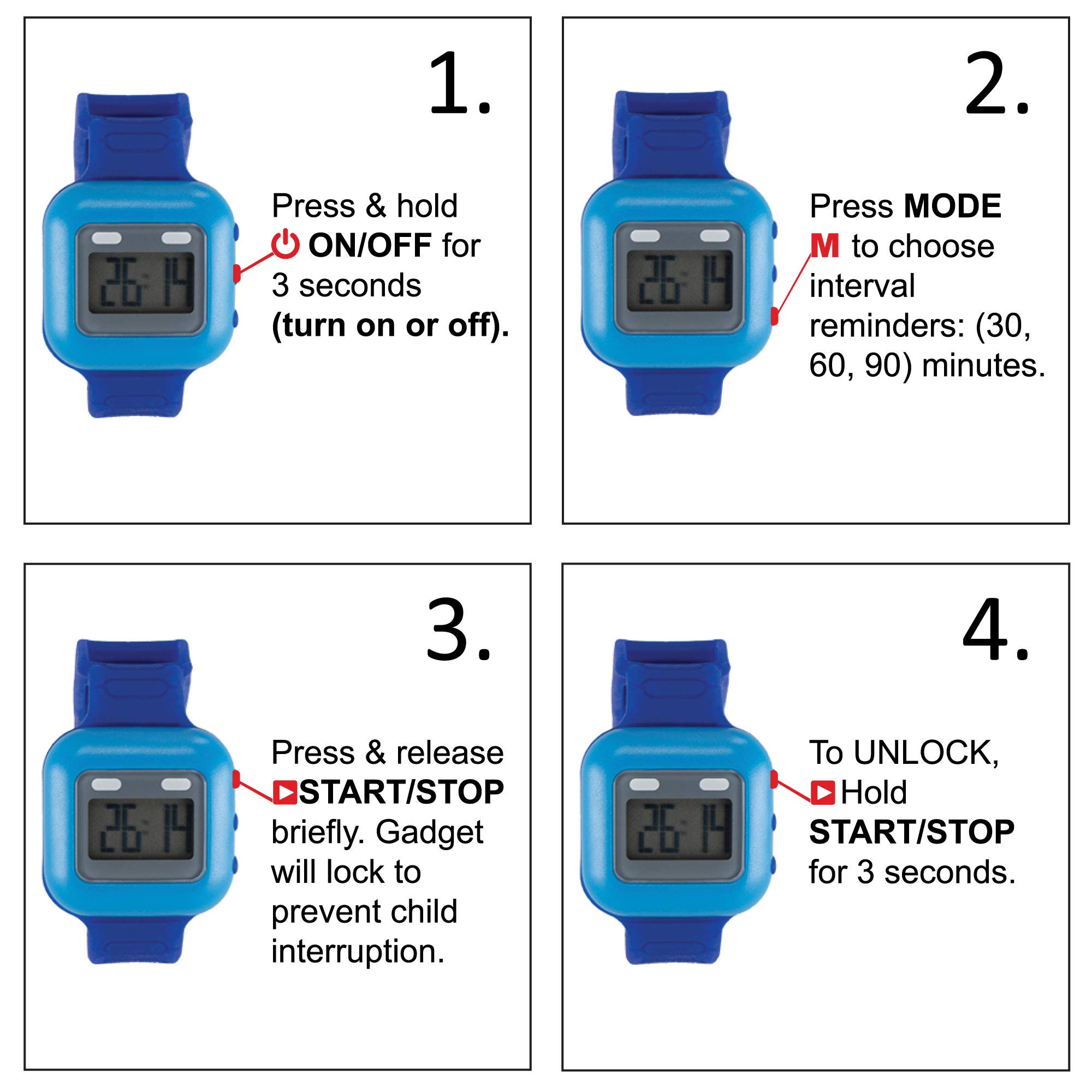 POTTY FUN Potty Training Watch Timer Remind Your Toddler to Go Potty