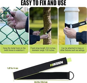 Hikeen Baseball Batting Trainer,Hitting Practice Equipment with 20m Rope,Outdoor Level Rebound Swing Trainer for All Age