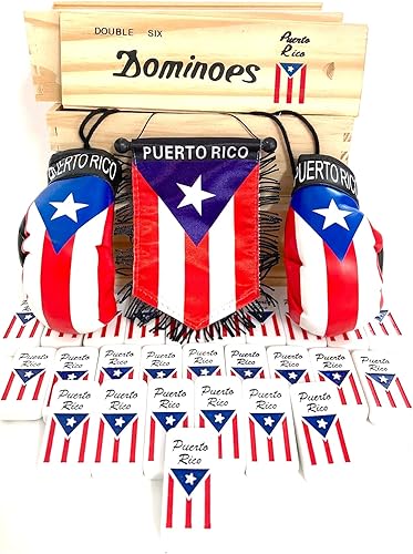 Miniatura 2 de PRK 14 Puerto Rico Double Six Dominoes Regalos Accesorios de Puerto Rico Boricua Accesorios