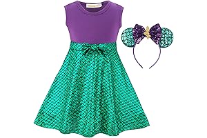 Funna Magic Mermaid Princess Costume for Kids Toddler