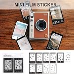 Mini EVO Kit for Fujifilm Instax Mini EVO Camera, Brown Strap | Including Mini EVO Clear Case, Lens Cap, Adjustable Camera Strap, Mini Photo Album, Screen Protector, DIY Sticker, No Camera