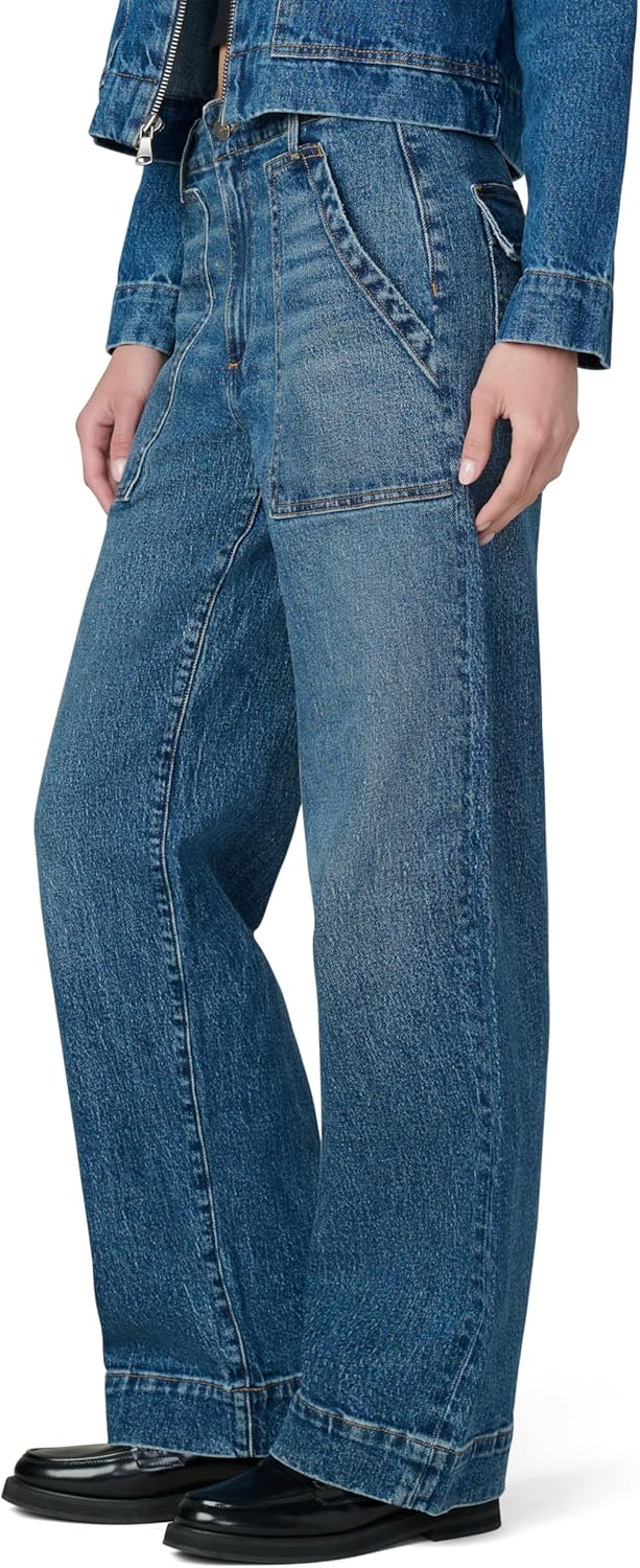 Joe's Women's The Karter Relaxed High Rise Straight Leg Trouser - Image 2