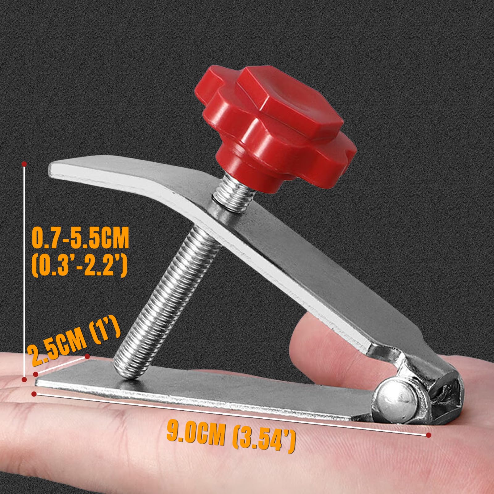Fliesenheber,Fliesenaufzug Höhenversteller, für Wand-Anpassung, Trockenbau-Board Heben, manuelle Wand Fliese Hand Positionierung Werkzeug, Arbeitssparend (6)
