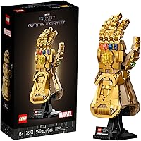 LEGO Marvel Infinity Gauntlet 76191 Collectible Building Kit; Thanos Right Hand Gauntlet Model with Infinity Stones (590...