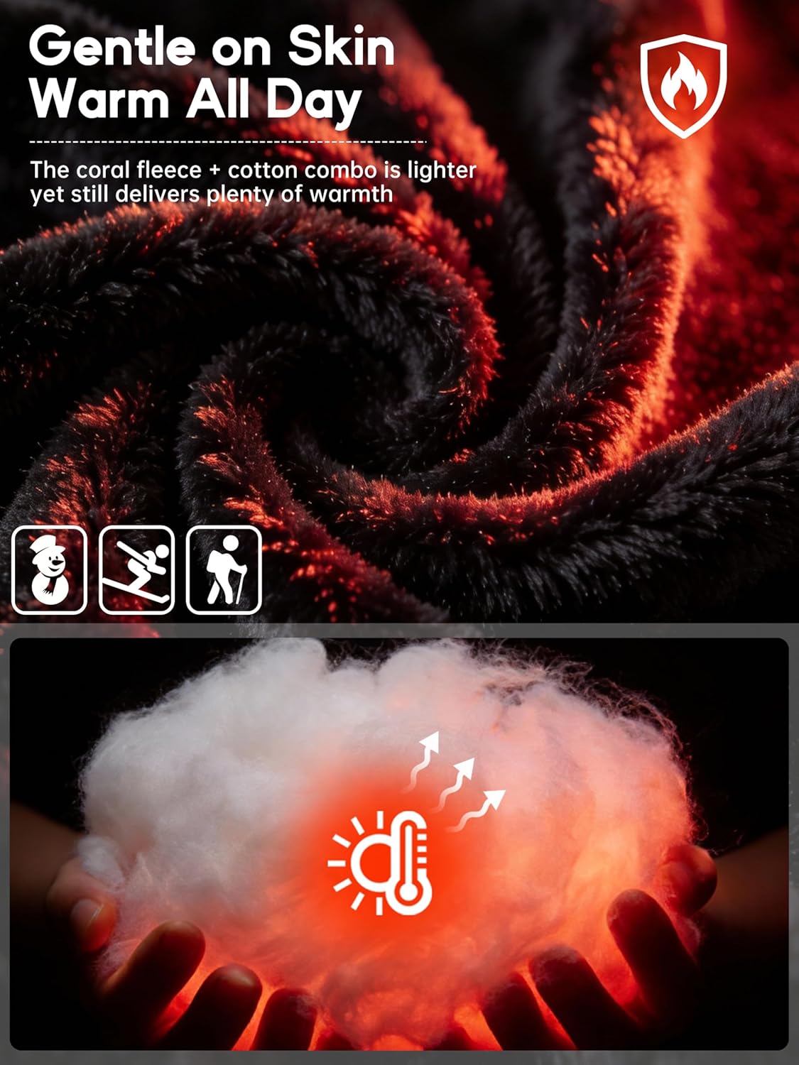 FREE SOLDIER Boys Girls Waterproof Ski Jacket Fleece Lined Warm Winter Snow Coat Kids Winter Jacket with Detachable Hood - Image 3