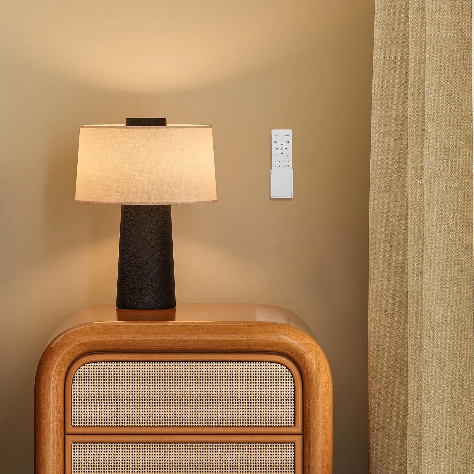 Control remoto universal para ventilador de techo con luz | Controlador inalámbrico de velocidad y lámpara | Reemplazo de control remoto para hogares modernos, fiestas y decoración de