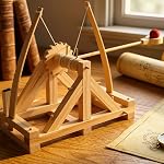 PATHFINDERS STEM Kits – Leonardo da Vinci Catapult kit | Trebuchet Science Kits for Kids Age 12-14 | toys for ages 8-13 Physics Toys | Kids Engineering kit | Learning Resource | engineering