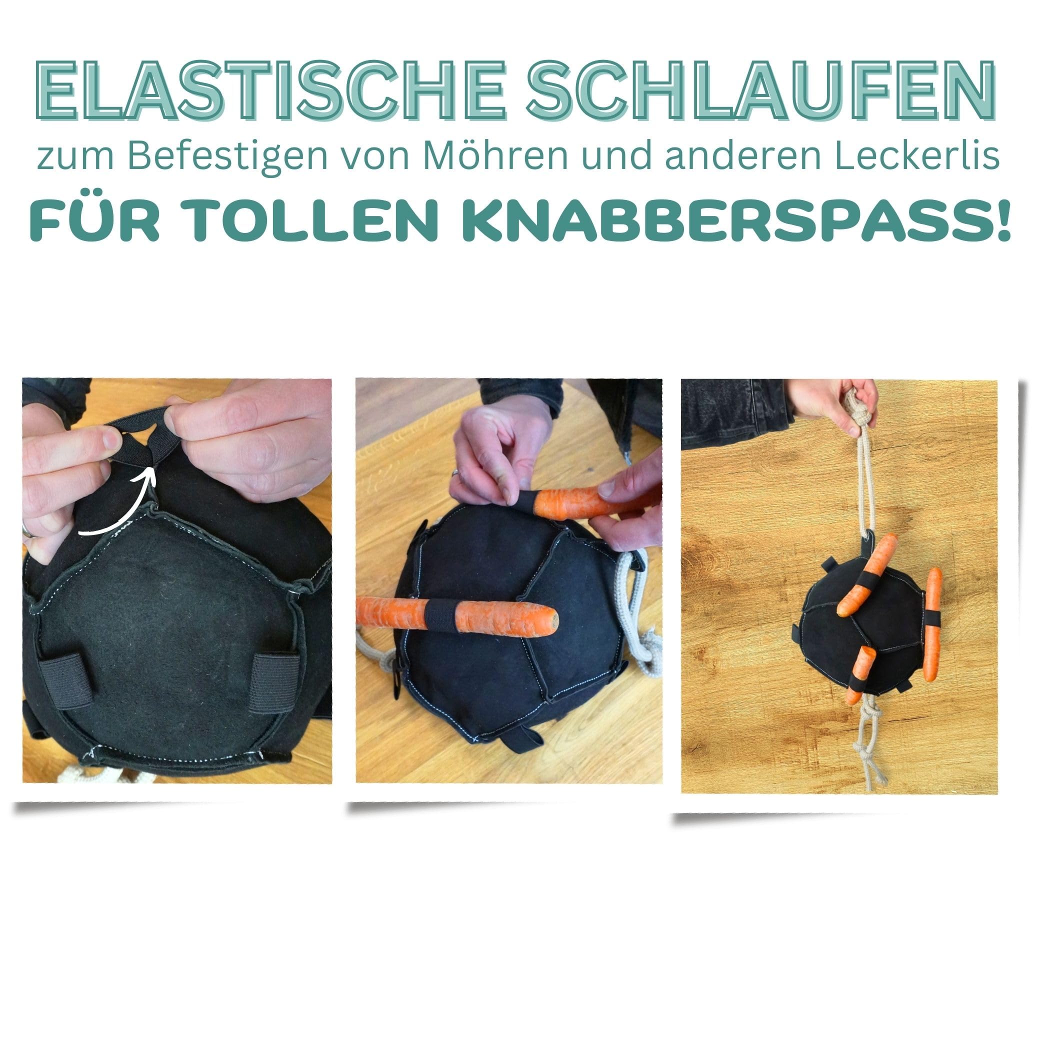 Juguetes de caballos para caballos, juguete, caballo, caballos perfectos, pelota de comedero para zanahorias y golosinas (negro, color sólido)