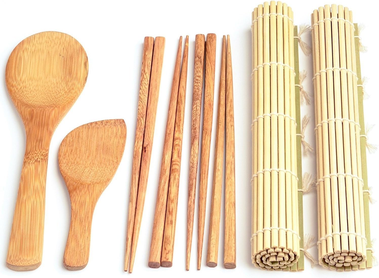 Sushi Making Gift Set for Beginners & Experts, 100 Bamboo