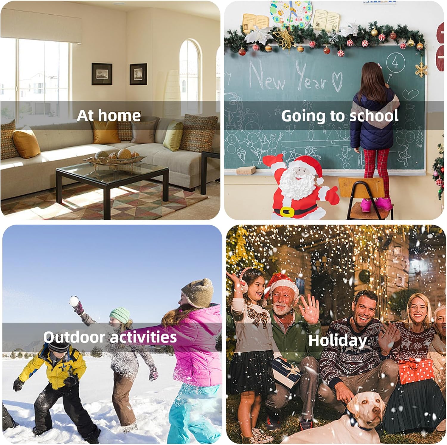 Girls Striped Sweaters Gradient Long Sleeve Cable Knit Sweater Chunky Pullover Jumper Fall Winter - Image 5