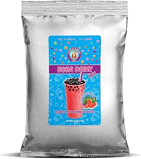 Premium WATERMELON Boba/Bubble Tea Drink Mix Powder By Buddha Bubbles Boba (2.2 Pounds / 1 Kg)