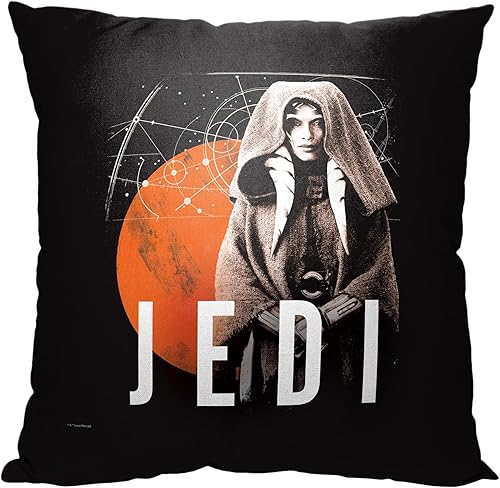 Northwest Star Wars - Almohada Ahsoka de 18 x 18 pulgadas, antiguo caballero Jedi