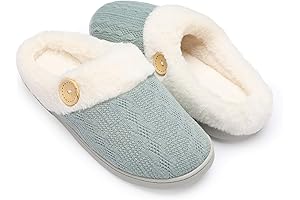 KIadidas Comfy Womens Slippers Soft Sole Faux Fur Warm House Knitted Anti-Slip...