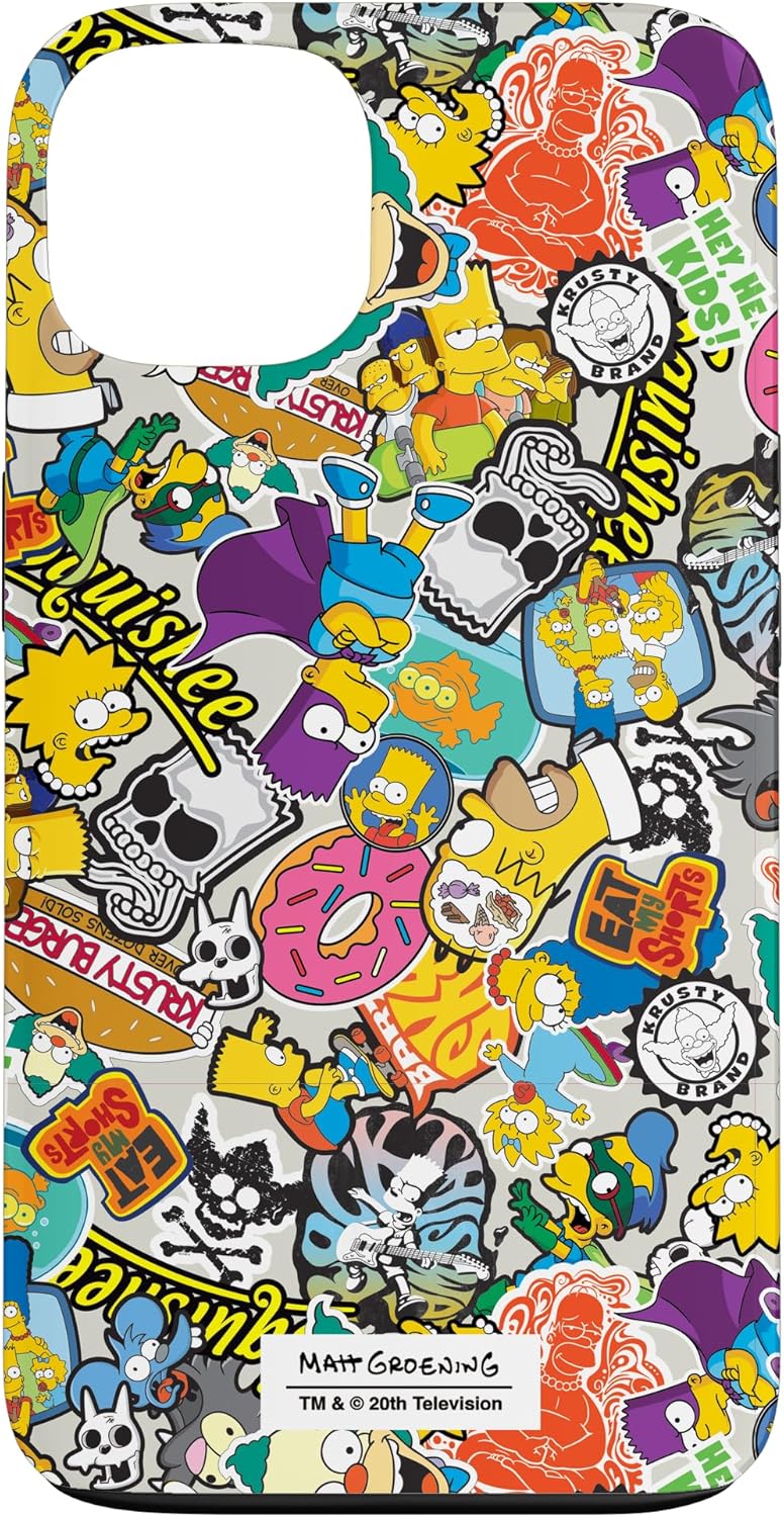 The Simpsons Sticker Collage Case for iPhone 13