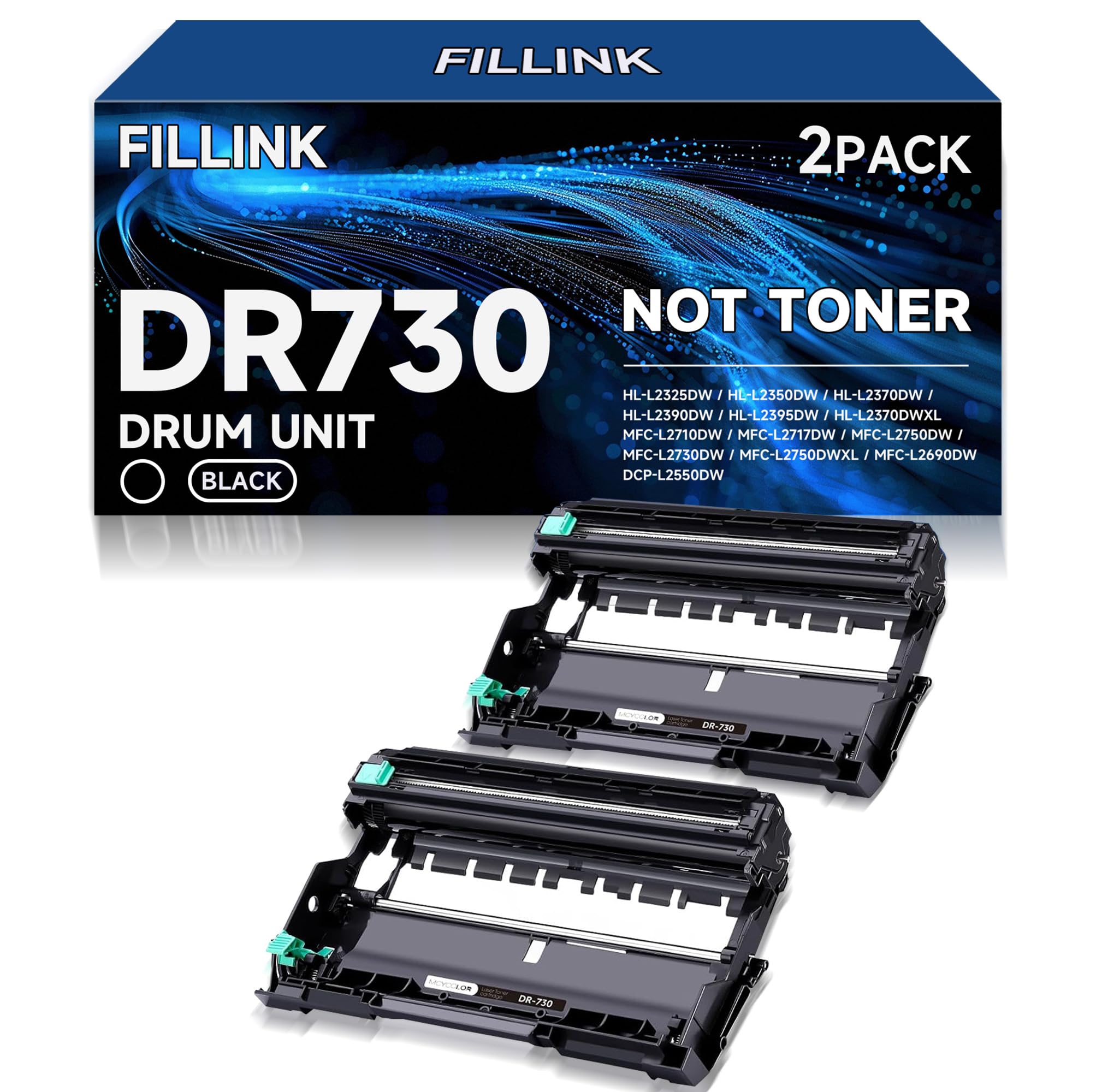 DR730 for Brother TN 760 TN-760 TN730 DR-730 Drum Unit Used with Brother HL-L2350DW HL-L2395DW HL-L2370DW HL-L2370DWXL MFC-L2750DW MFC-L2710DW