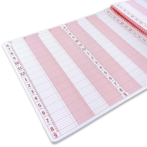 Miniatura 1 de Agenda de notas, libro de citas, agenda 2023-2024, agenda diaria y por hora, organizador de cuadernos en espiral para programar citas (8 columnas)