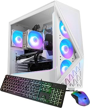 iBUYPOWER Slate Gaming PC Desktop Computer Intel Core Ultra 5 225F CPU, Intel Arc B570 10GB GPU, 16GB DDR5 5200MHz RAM, 1TB NVMe SSD, Windows 11 Home, Gamer Keyboard and Mouse - SWI5I5701