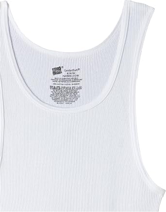 Hanes Men's Cotton Tank Undershirts Pack, Moisture-Wicking Ribbed Tanks, lightweight Cotton Tank Undershirts, 3-Pack