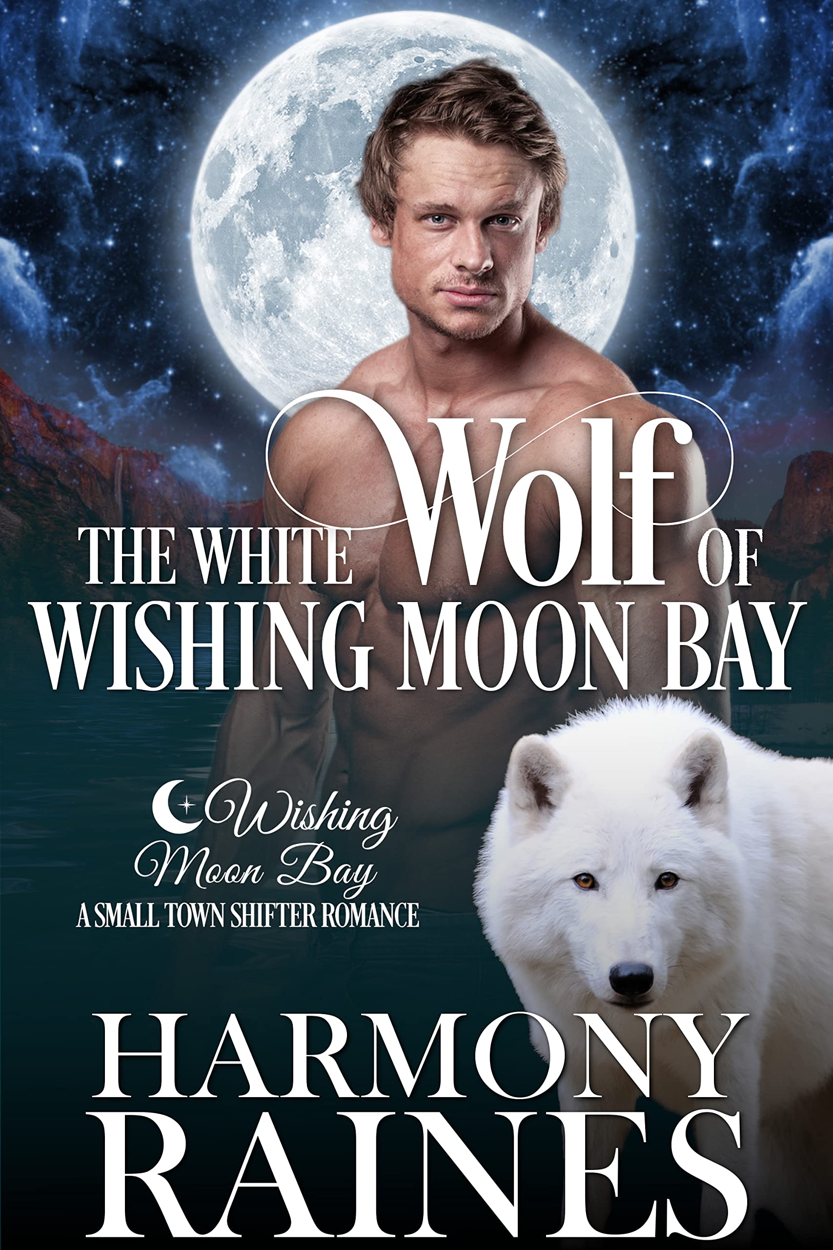 Cover of The White Wolf of Wishing Moon Bay