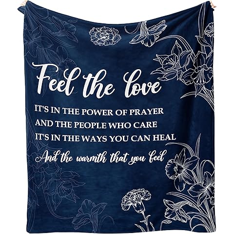 Blanket Gifts for Women Men, Get Well Blanket, Inspirational/Cancer Care Gifts for ...