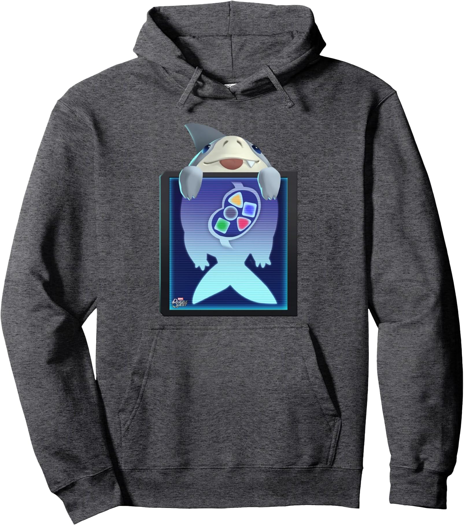 Puzzle Quest Jeffrey Land Shark Jeff! Don’t Eat That! Pullover Hoodie