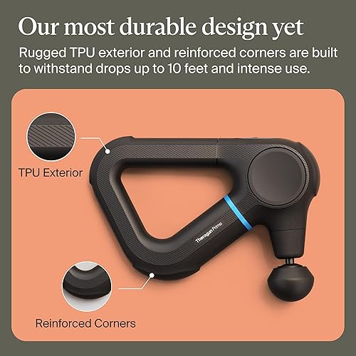 Miniatura 5 de TheraGun Pistola de masaje Prime (6 generación) de Therabody - Tejido profundo, potente masaje en un diseño resistente y duradero para una