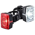 Schwinn LED Bike Light Headlight and Taillight Accessory Set, USB Rechargeable, 75 Foot Beam Distance