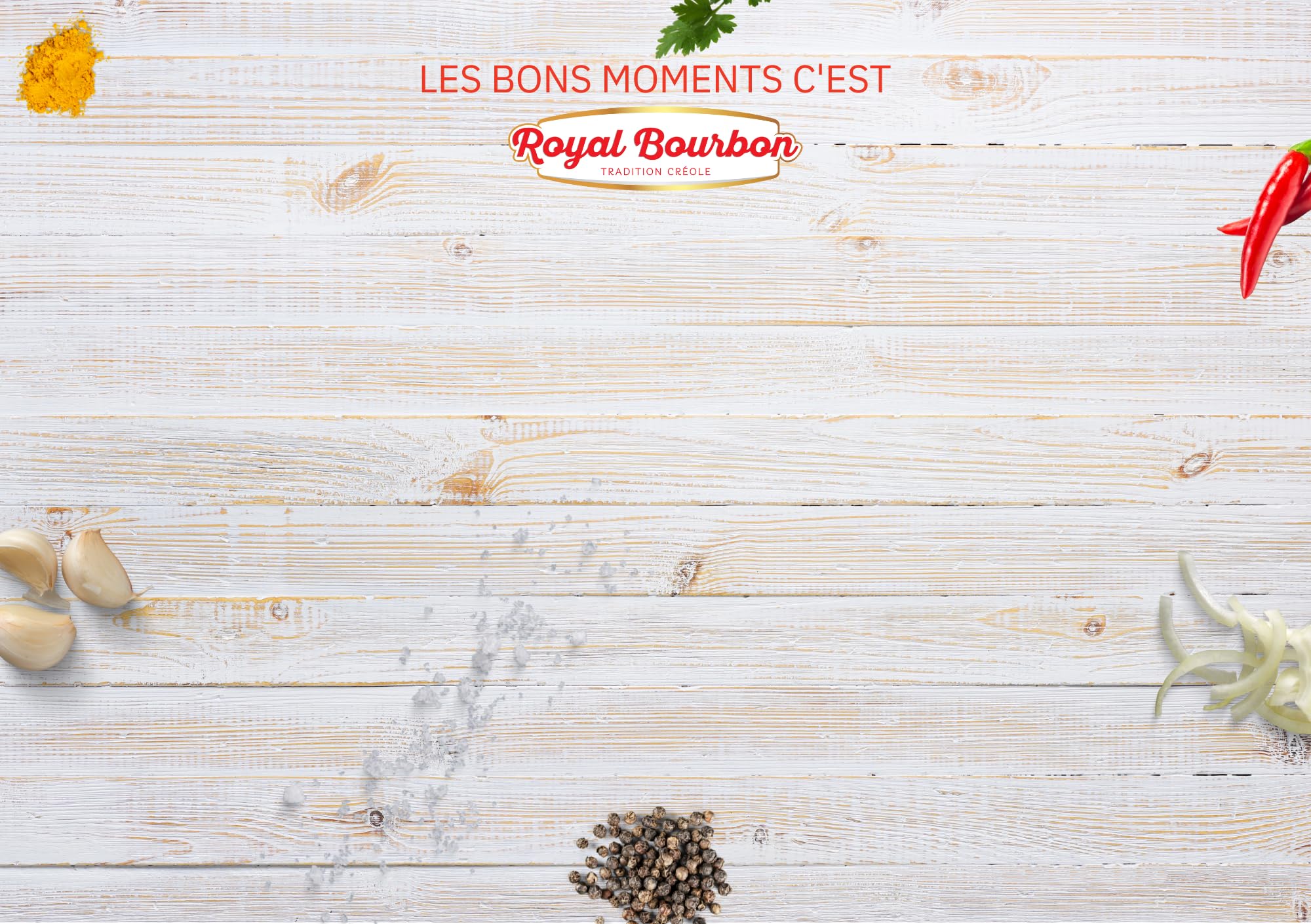 ROYAL BOURBON - Ile de la Réunion - Achards Pot en verre de 200g :