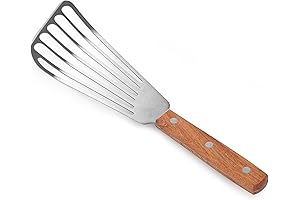 New Star Foodservice 43068 Wood Handle Fish Spatula: The Ultimate Tool for Effortless Fish Flipping