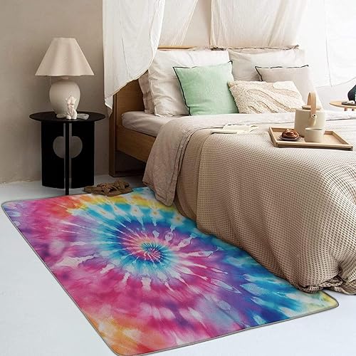 Miniatura 3 de Alfombra de teñido anudado y decoración del hogar, alfombra de 3 x 4, alfombras degradadas para entrada, sala de estar, dormitorio, alfombra