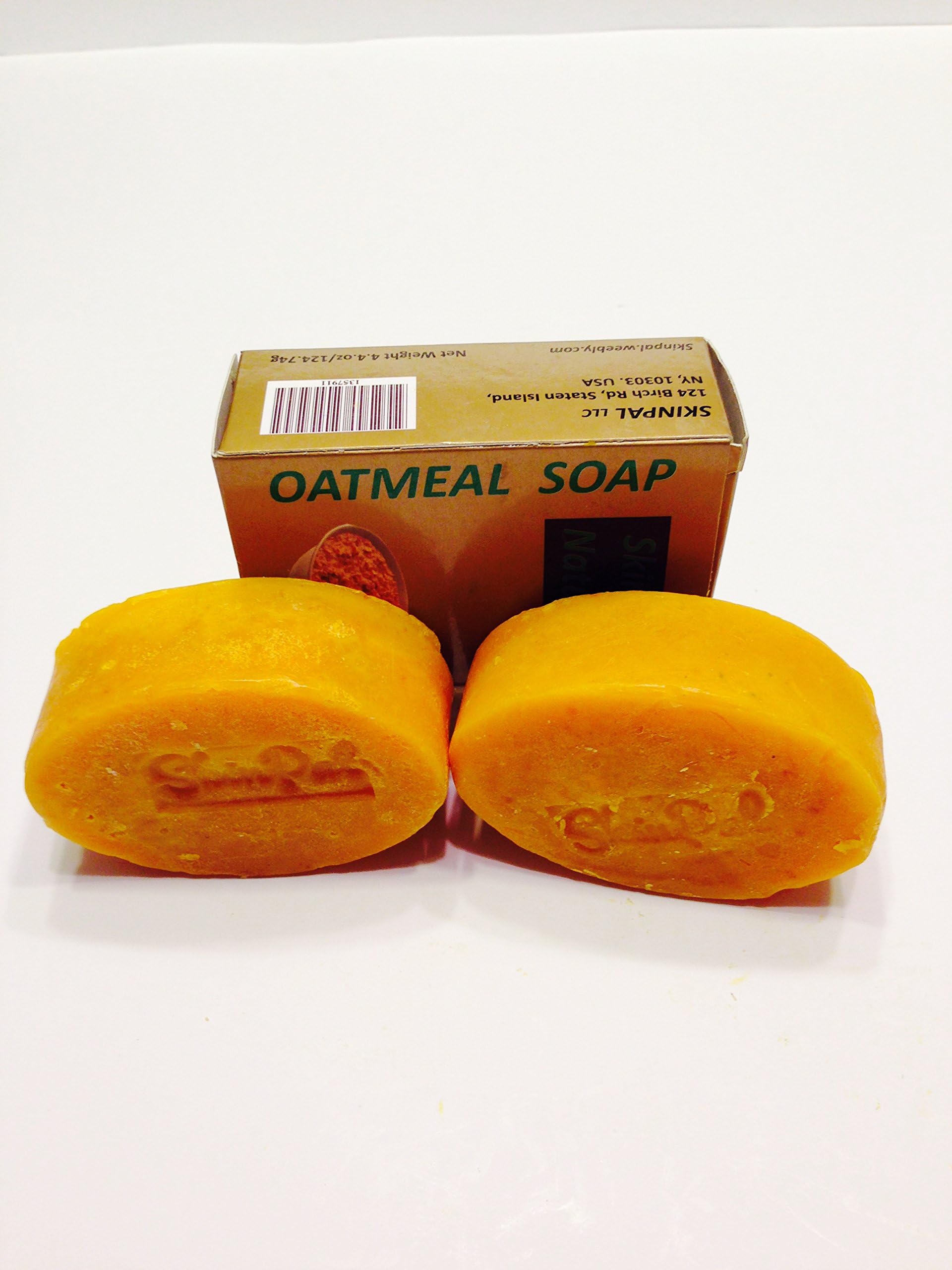 Skinpal Handmade Oatmeal Soap, 13.2 0z, 3 Pack of 4.4 oz