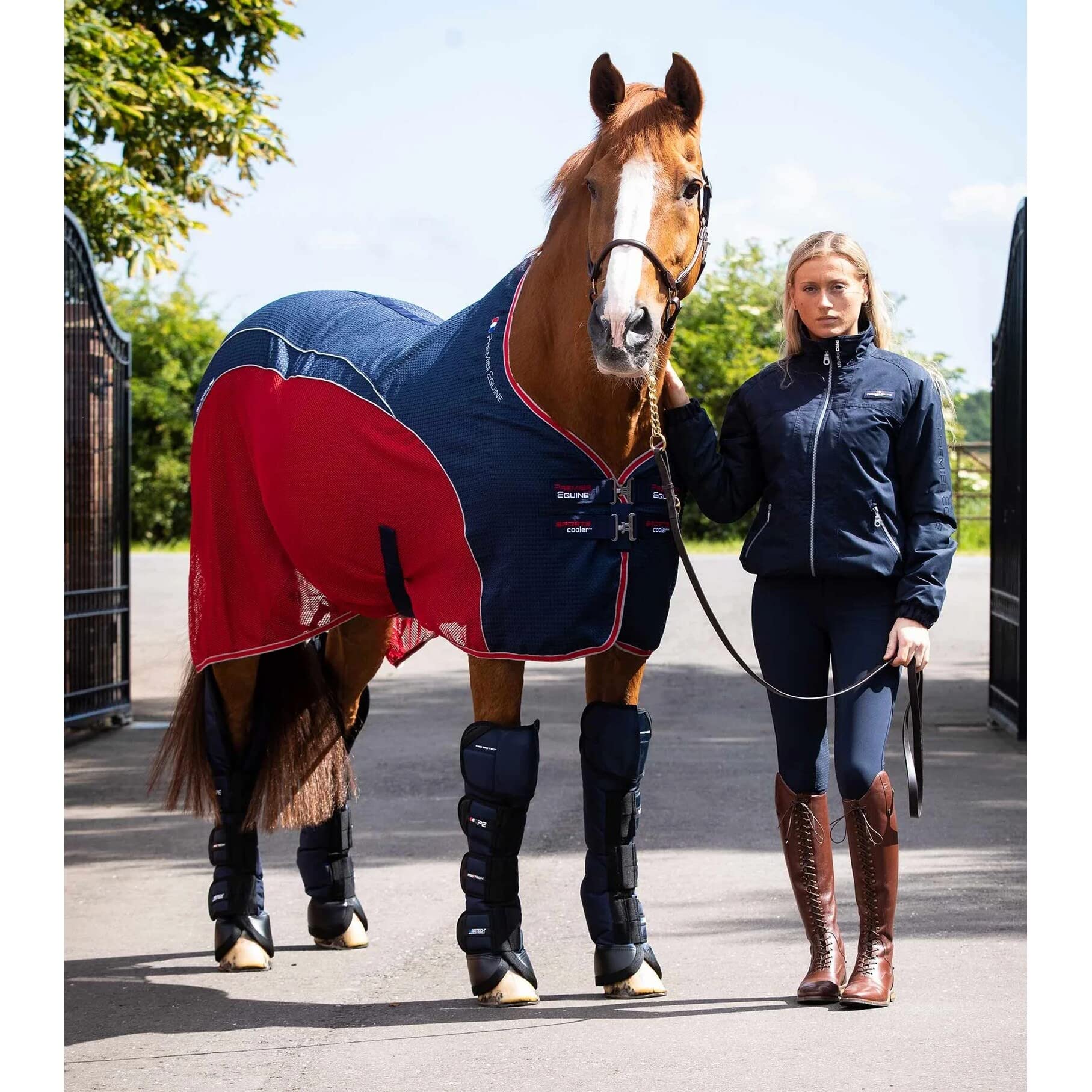 Premier Equine Botas de Transporte para Caballos Ballistic Pro-Tech