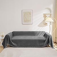 Vista 23 de MEETSKY Funda para Sofá Seccional en Forma de L, Fundas para Sofá, Protector de Sofá, Funda Protectora Lavable, Fundas para Sofá Seccional, Tela