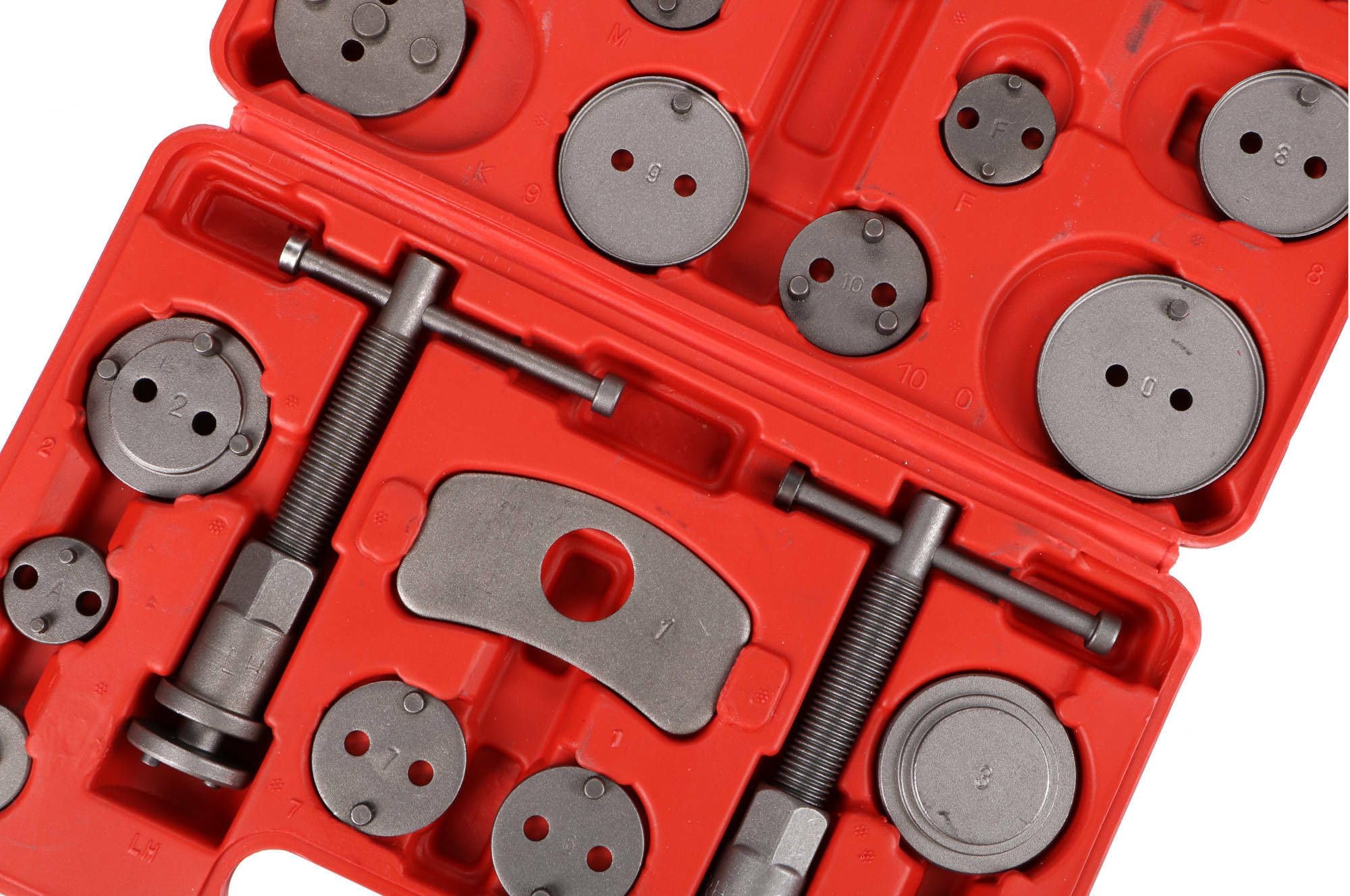 Mechanic Brake Set 22 | Juego de reposicionador de pistones de Freno 22 pzs | Reposicionar el pistón de Freno al Cambiar los Discos | Las Zapatas o Las Pastillas de Freno