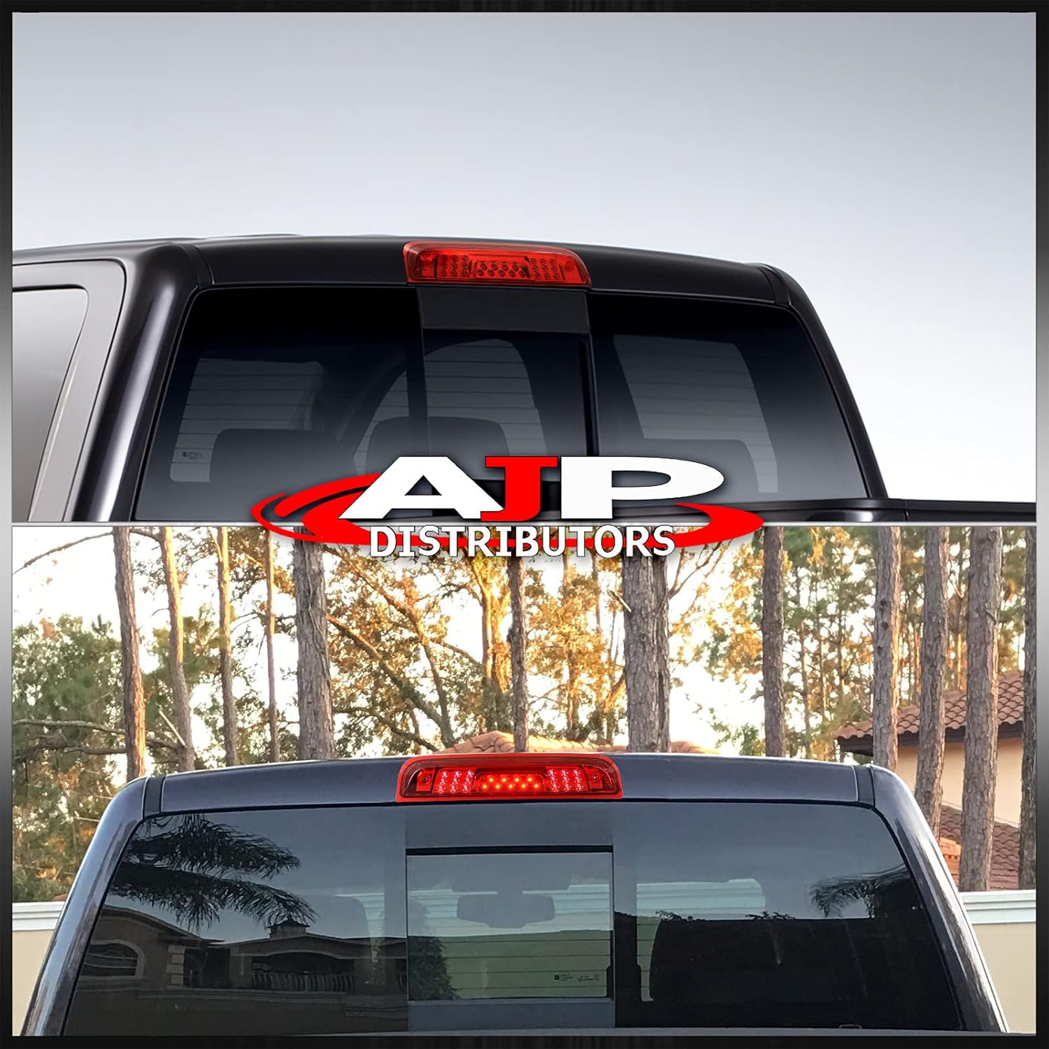 AJP Distributors LED 3RD Third Brake Light Stop Roof Tail Lamp Compatible/Replacement For Silverado Sierra 1500 2500HD 3500HD 2014 2015 2016 2017 2018 2019 2020 2021 2022 14 15 16 17 18 19 20 21 22