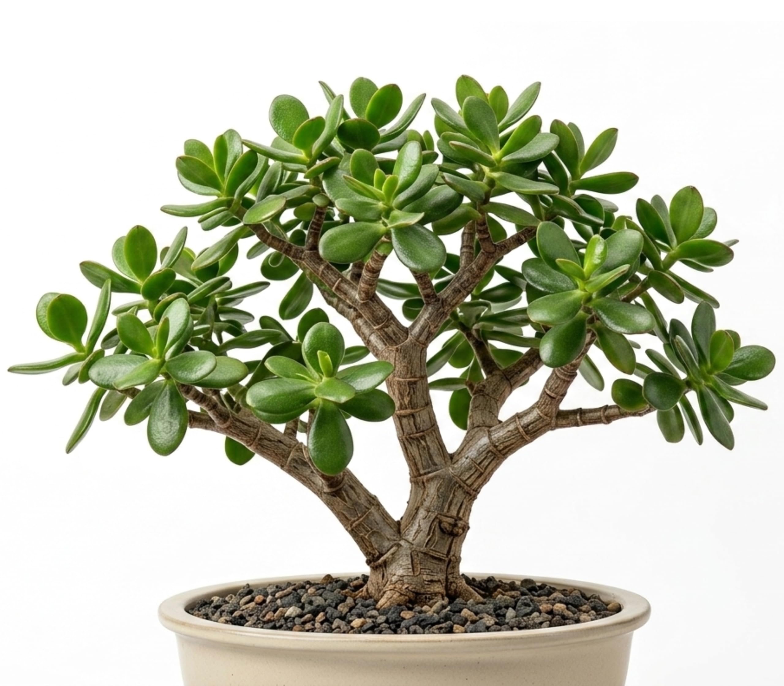 Healthy Live Jade Plant | Crassula Ovata Succulent with Pot | Lucky Indoor Money Plant | Bonsai Style Air Purifying Plant for Home Decor, Office Desk & Garden-image-13
