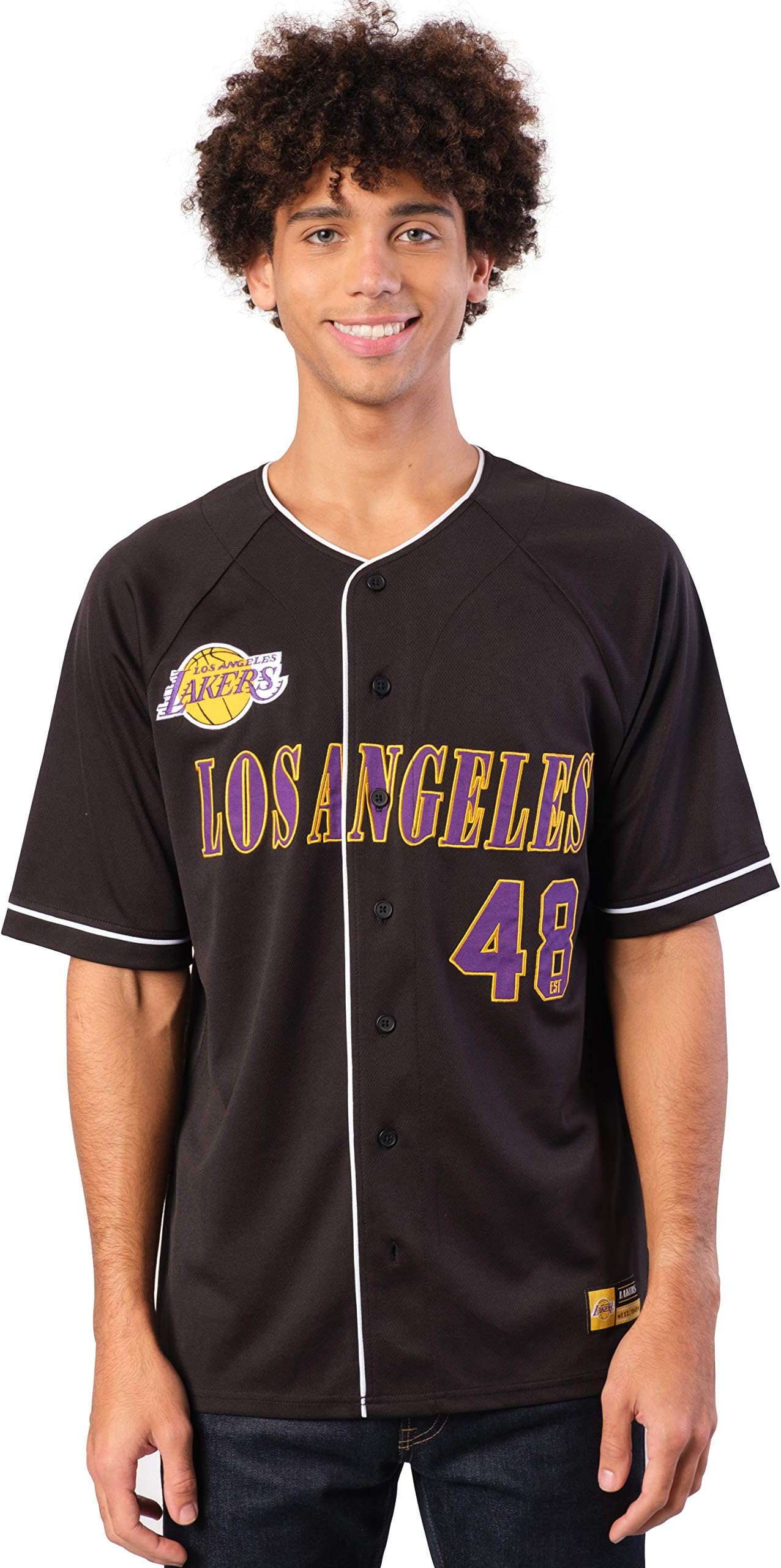 Ultra GameNBA Men's Mesh Button Down Baseball T-Shirt
